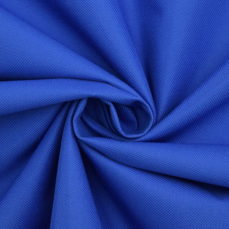 Polyester Outdoorstoff uni blau