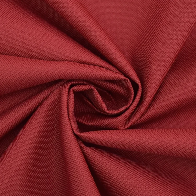 Polyester Outdoorstoff uni dunkelrot