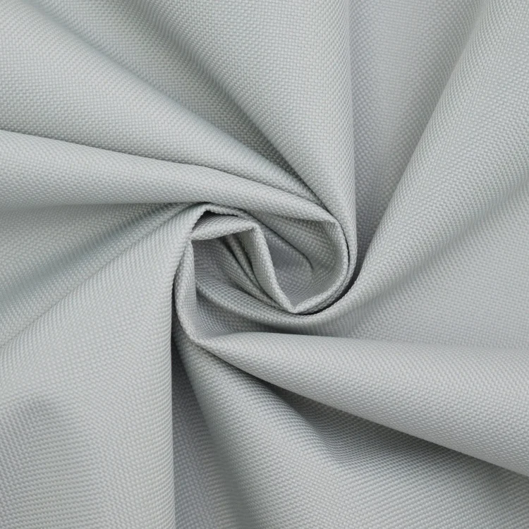 Polyester Outdoorstoff uni hellgrau
