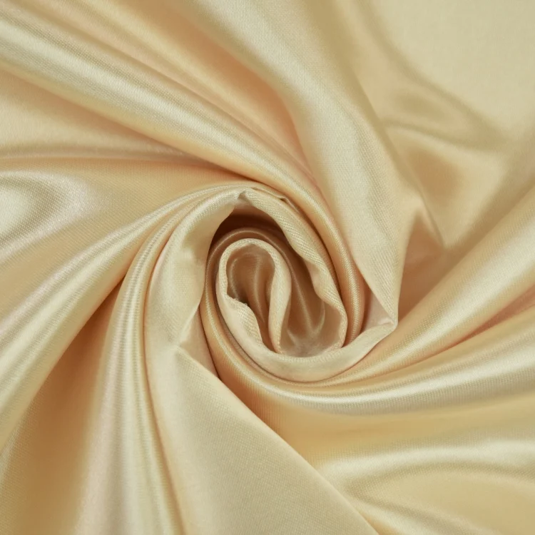 Polyester-Satin beige