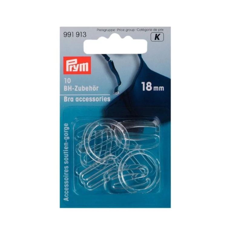 Prym BH-Zubehör 18 mm, transparent