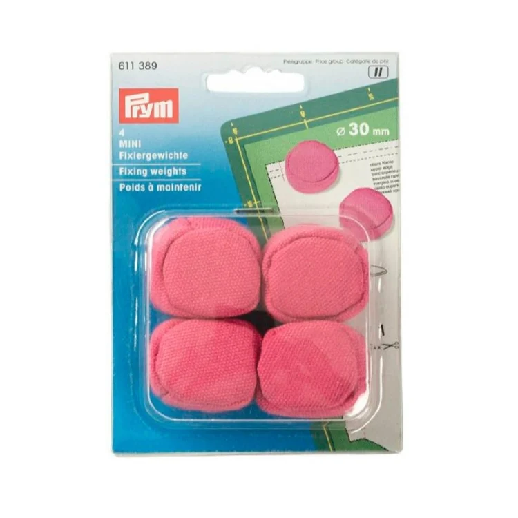Prym Fixiergewichte mini 30 mm, pink
