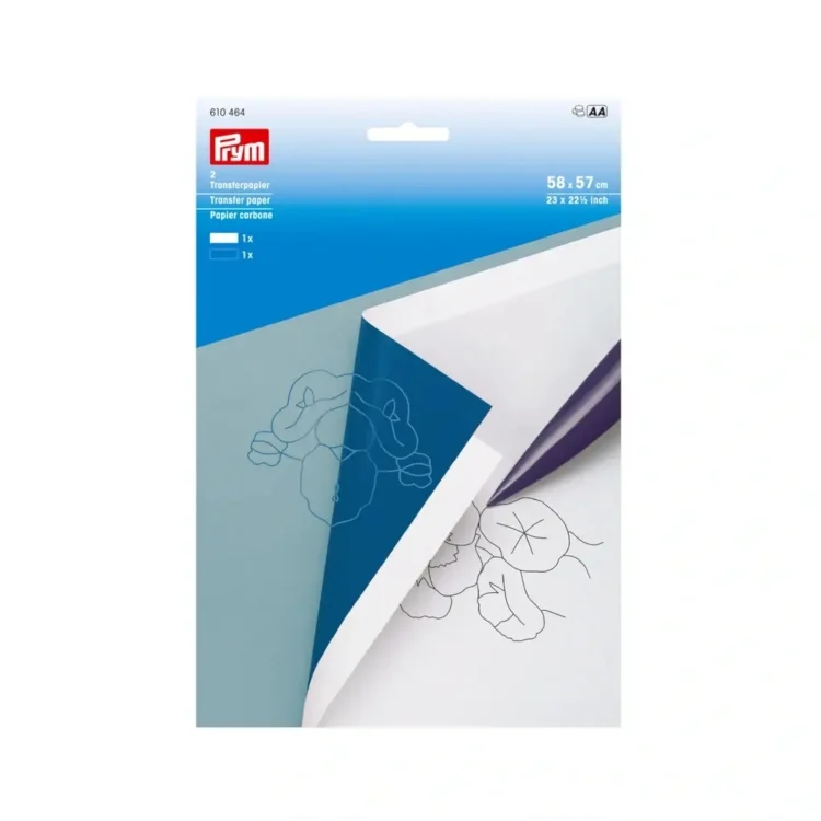 Prym Transferpapier weiss/blau