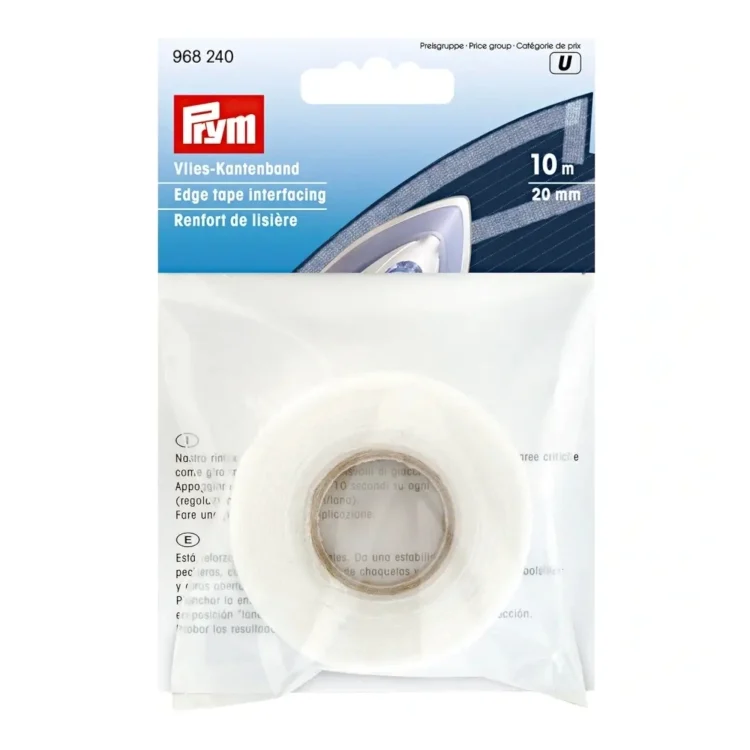 Prym Vlies-Kantenband, 20 mm, weiss