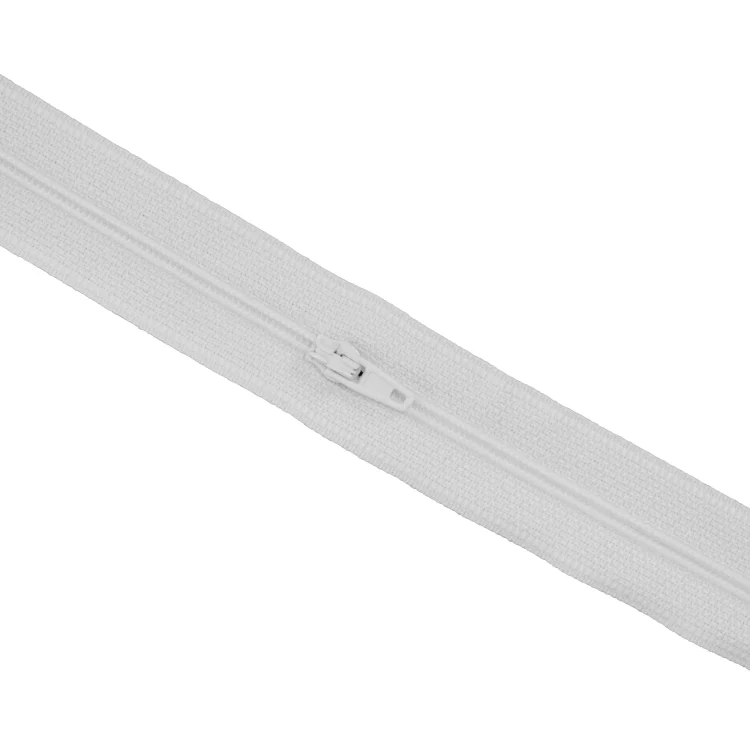 Reißverschluss Meterware weiss