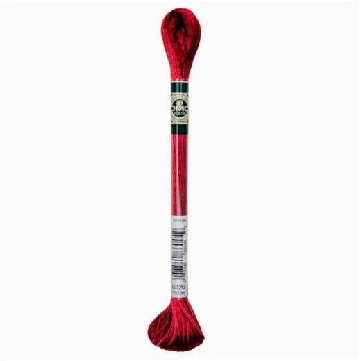 DMC Satin-Stickgarn - S326 rosa sehr dunkel