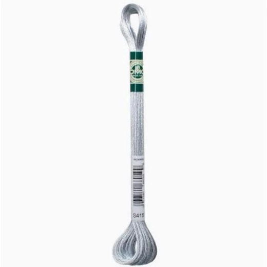 DMC Satin-Stickgarn - S415 perlengrau