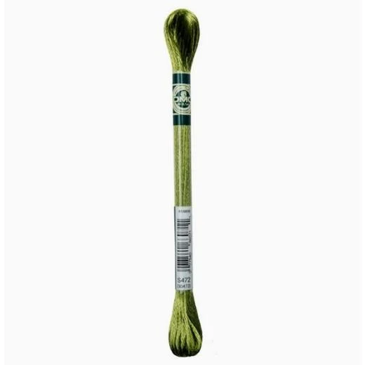 DMC Satin-Stickgarn - S472 avocadogrün hellstes