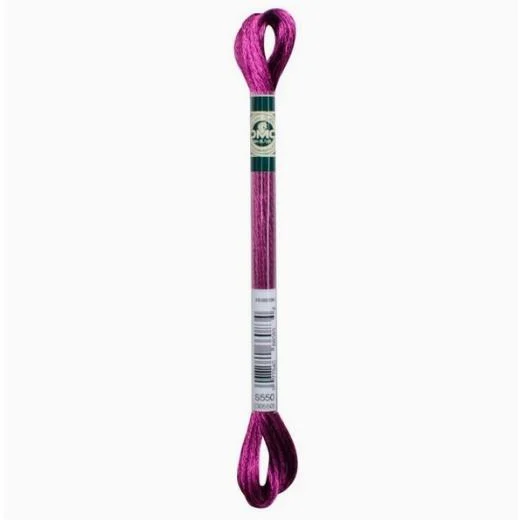 DMC Satin-Stickgarn - S550 violett sehr dunkel