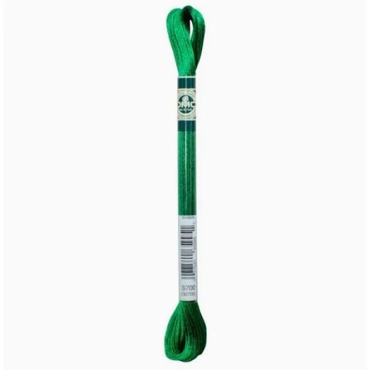 DMC Satin-Stickgarn - S700 grün leuchtend