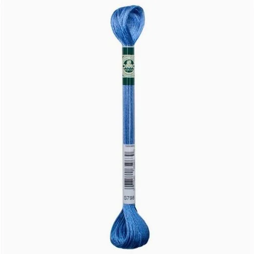 DMC Satin-Stickgarn - S798 Delfter Blau dunkel