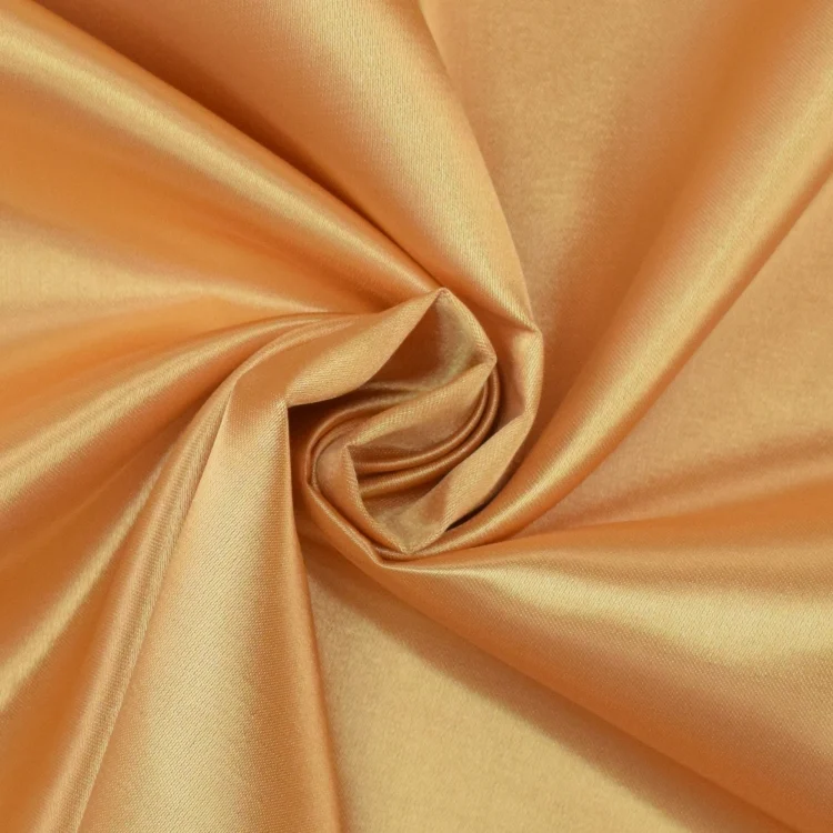 Satinstoff gold