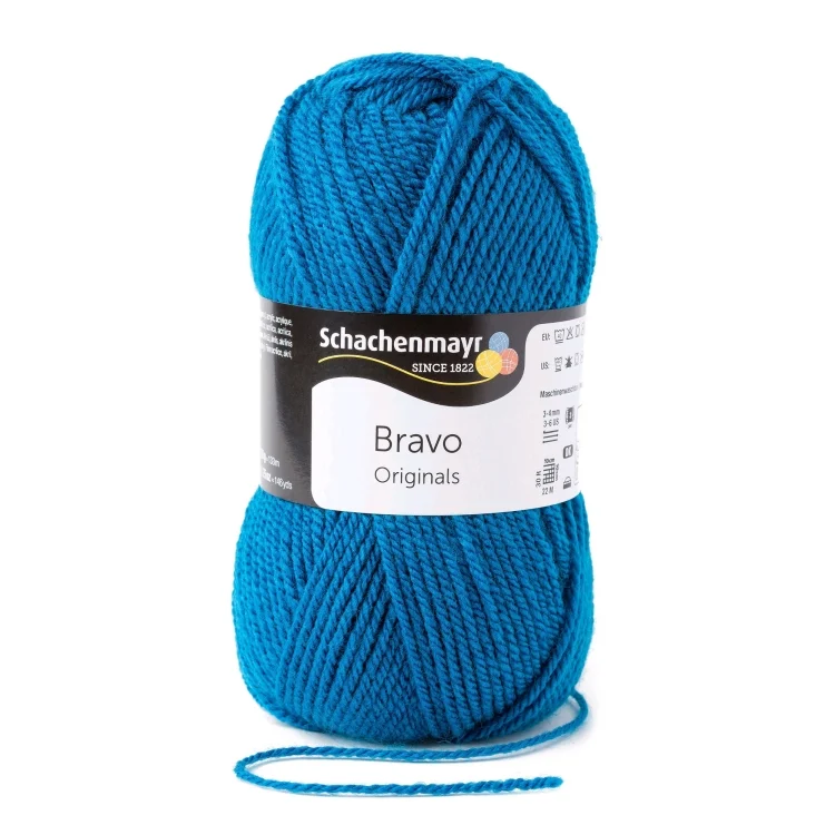 Schachenmayr Wolle Bravo uni 50 g petrol