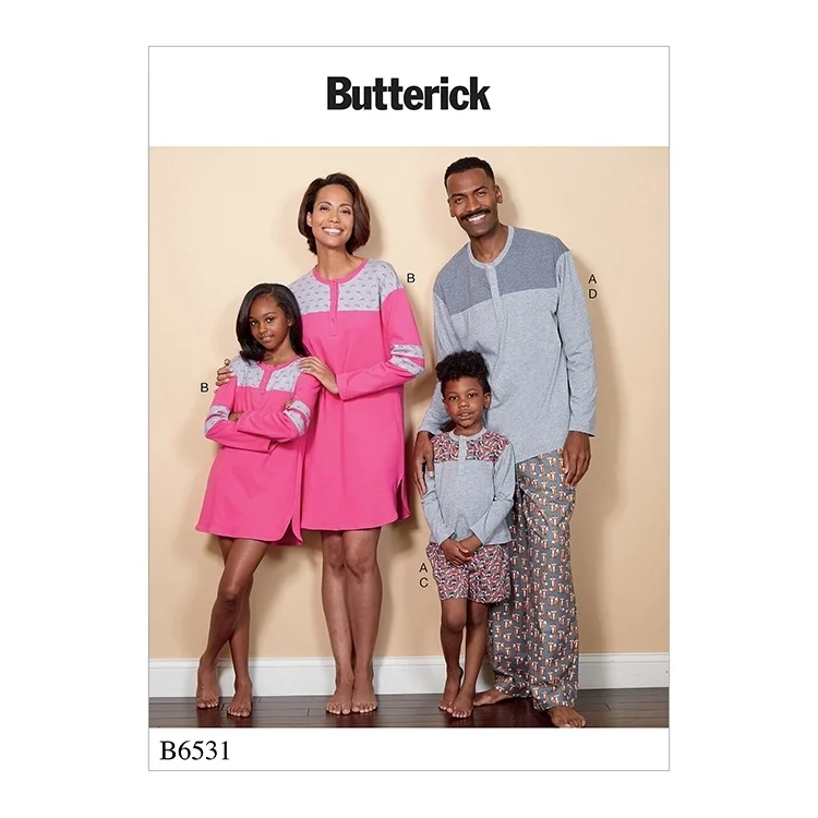 Schnittmuster Butterick 6531 Nachtwäsche
