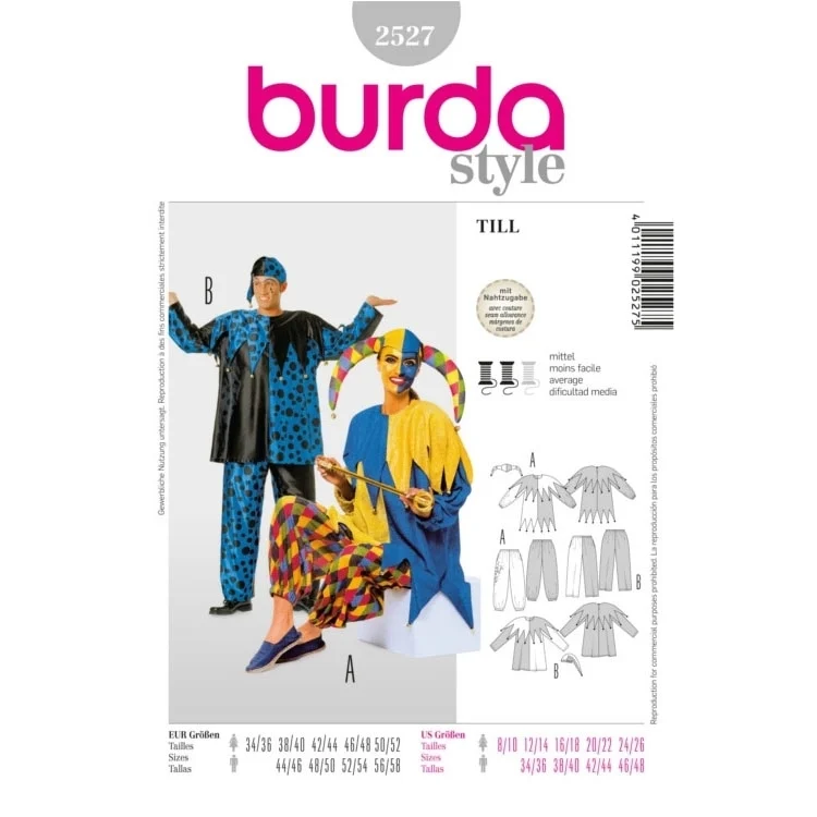Schnittmuster Till, Burda 2527