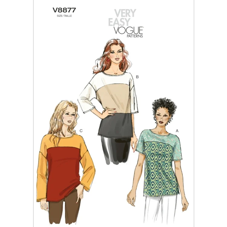 Schnittmuster Vogue 8877 Oberteil