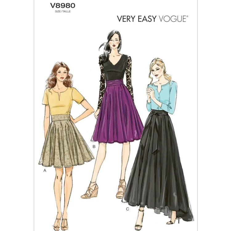 Schnittmuster Vogue 8980 Damenkleid