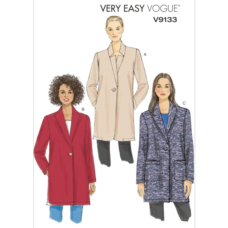Schnittmuster Vogue 9133 Damen-Jacke