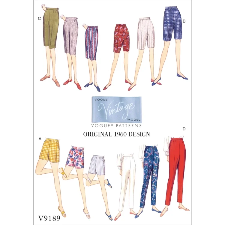 Schnittmuster Vogue 9189 Hose