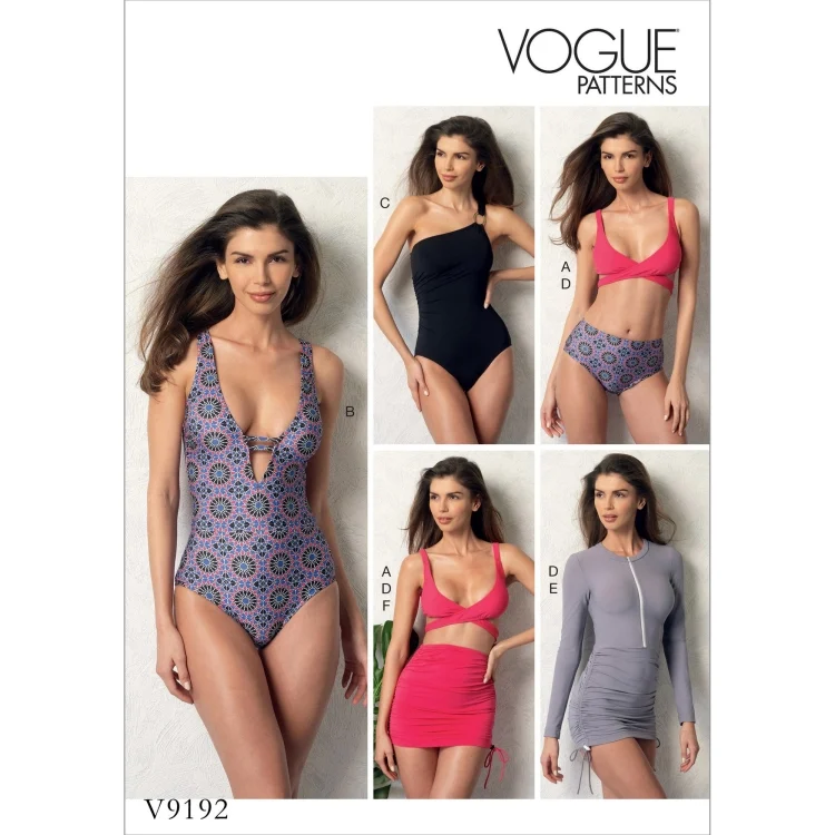 Schnittmuster Vogue 9192 Damen-Bademode