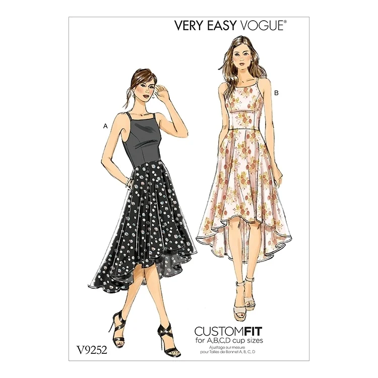 Schnittmuster Vogue 9252 Kleid
