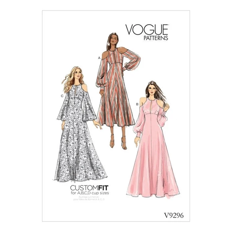 Schnittmuster Vogue 9296 Kleid