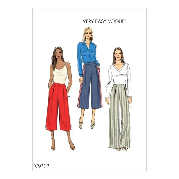 Schnittmuster Vogue 9302 Hose