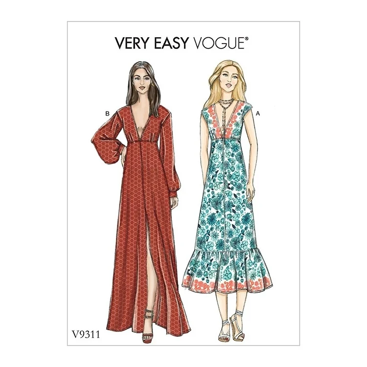 Schnittmuster Vogue 9311 Kleid