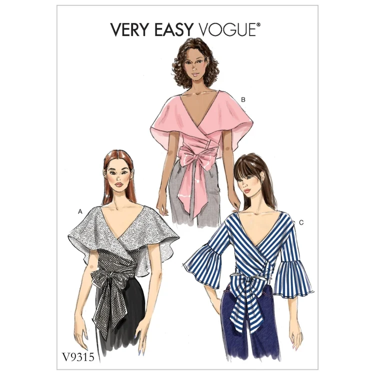 Schnittmuster Vogue 9315 Bluse