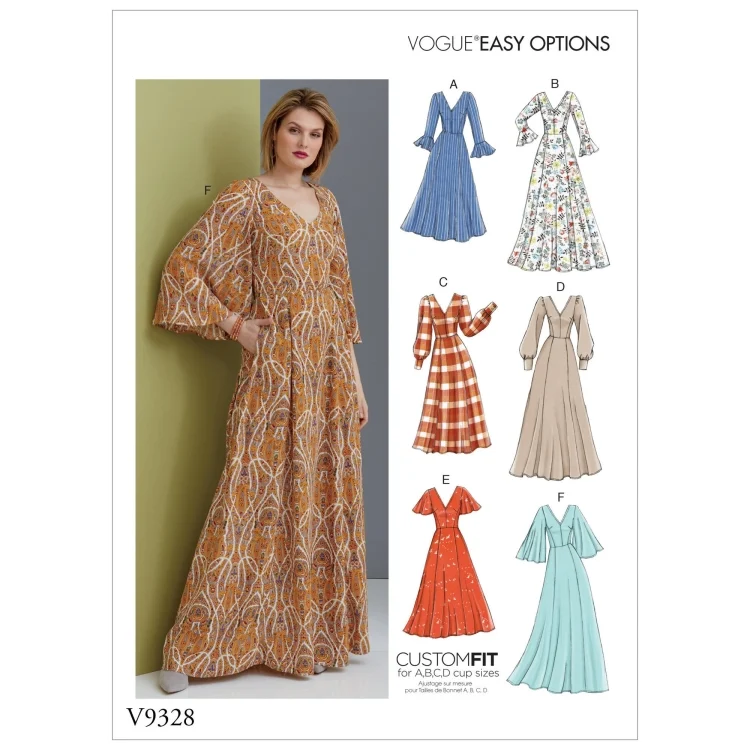 Schnittmuster Vogue 9328 Kleid
