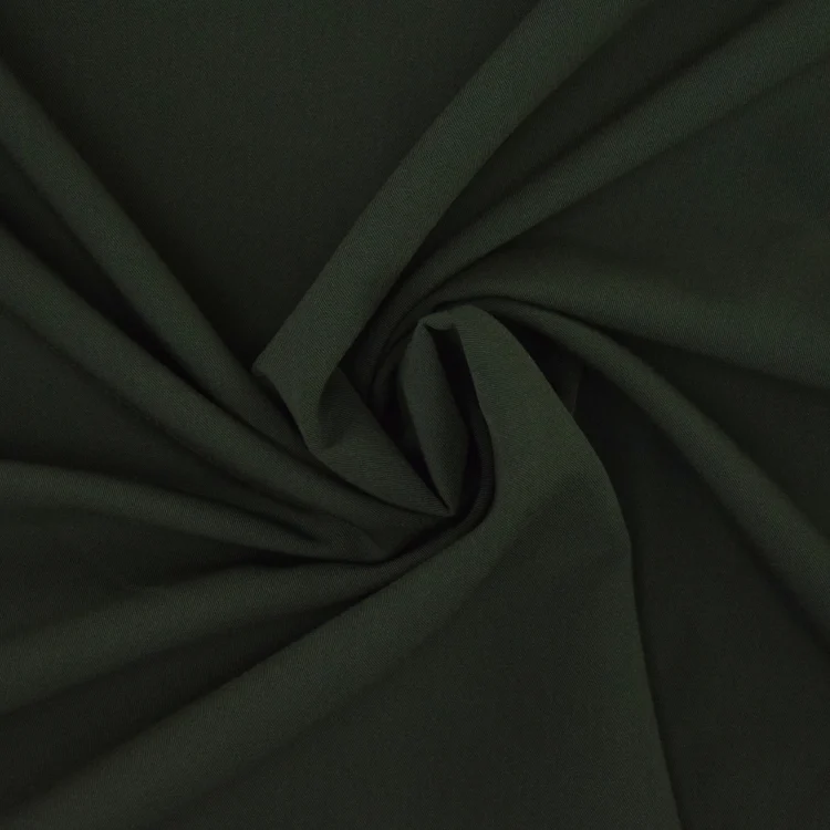 Stretch Twill, dunkelolivgrün