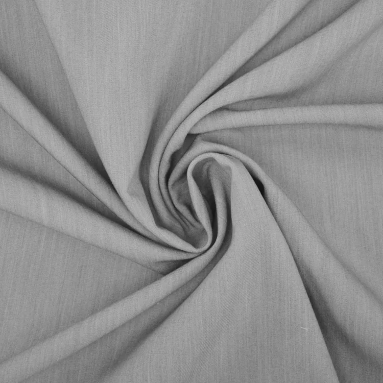 Stretch Twill, mausgrau meliert