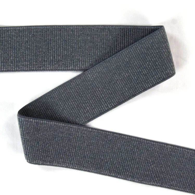Strickbündchen, 6cm, dunkelgrau
