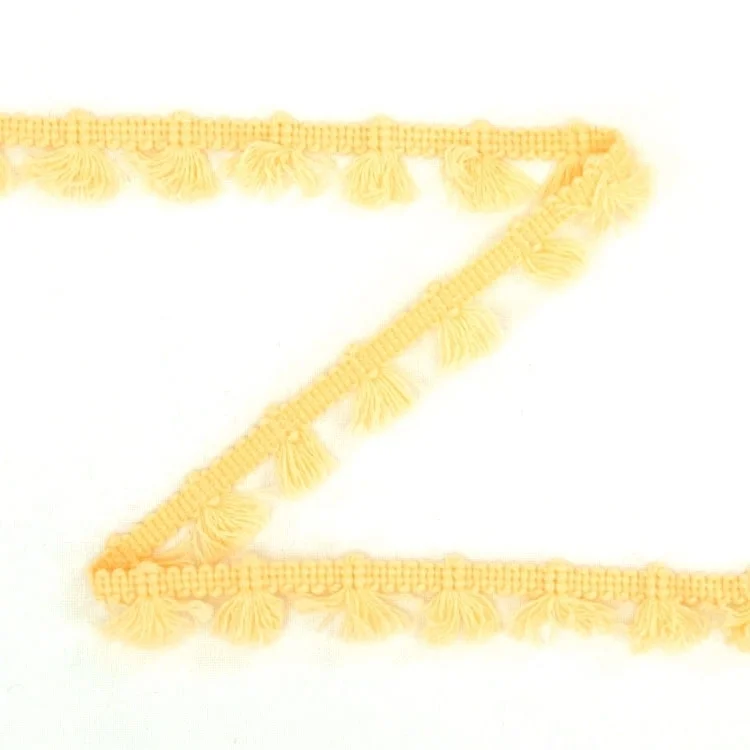 Tasselborte 15 mm, gelb