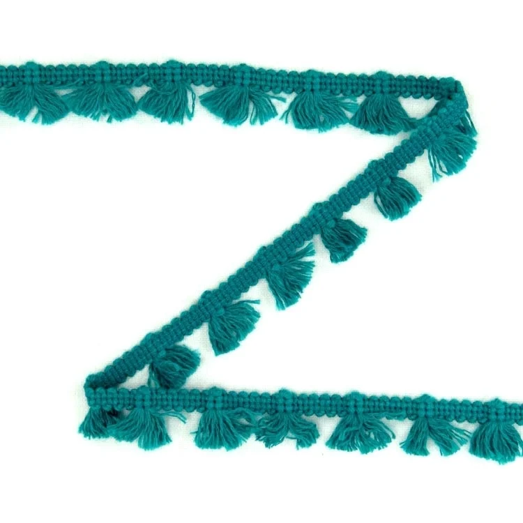 Tasselborte 15 mm, petrol