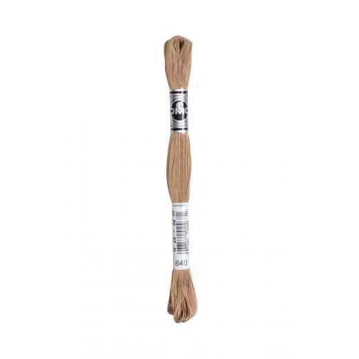 DMC Vierfachgarn Stärke 25 - 840 beigebraun mittel