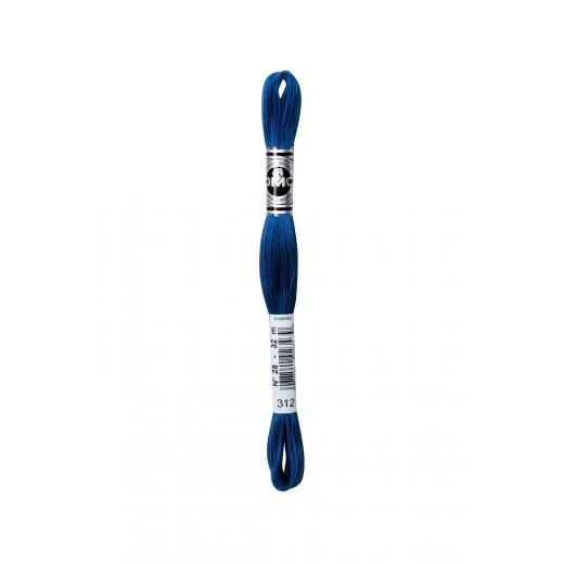DMC Vierfachgarn Stärke 25 - 322 babyblau