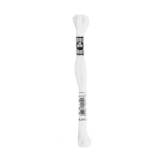 DMC Vierfachgarn Stärke 25 - blanc - weiss