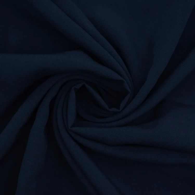 Viskose Voile uni marineblau