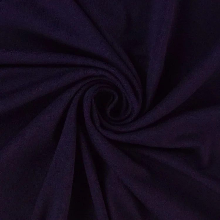 Viskosejersey aubergine