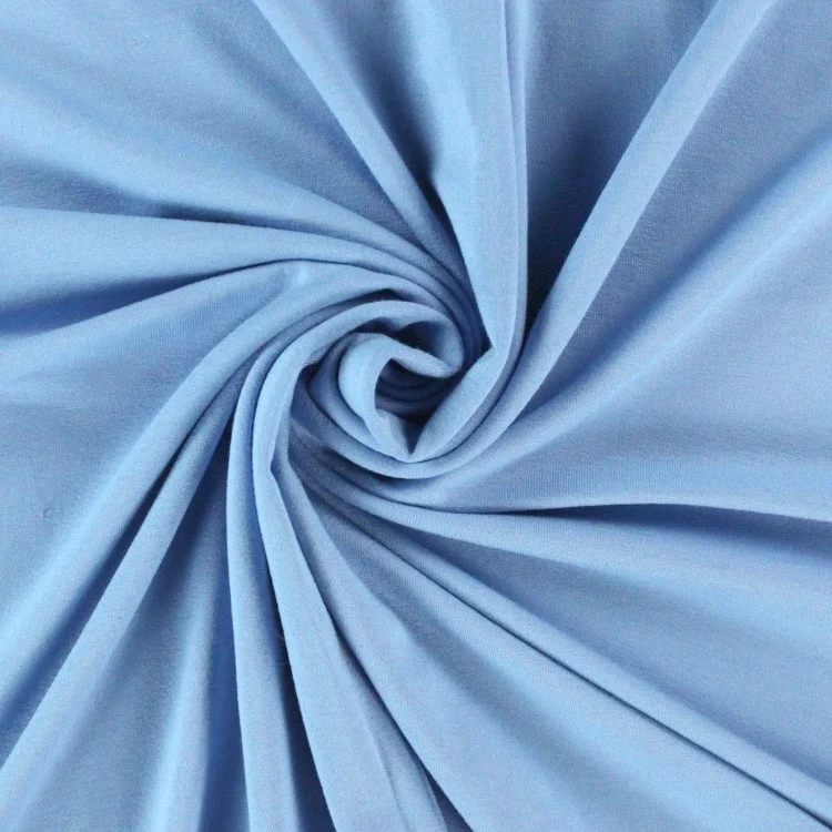 Viskosejersey himmelblau