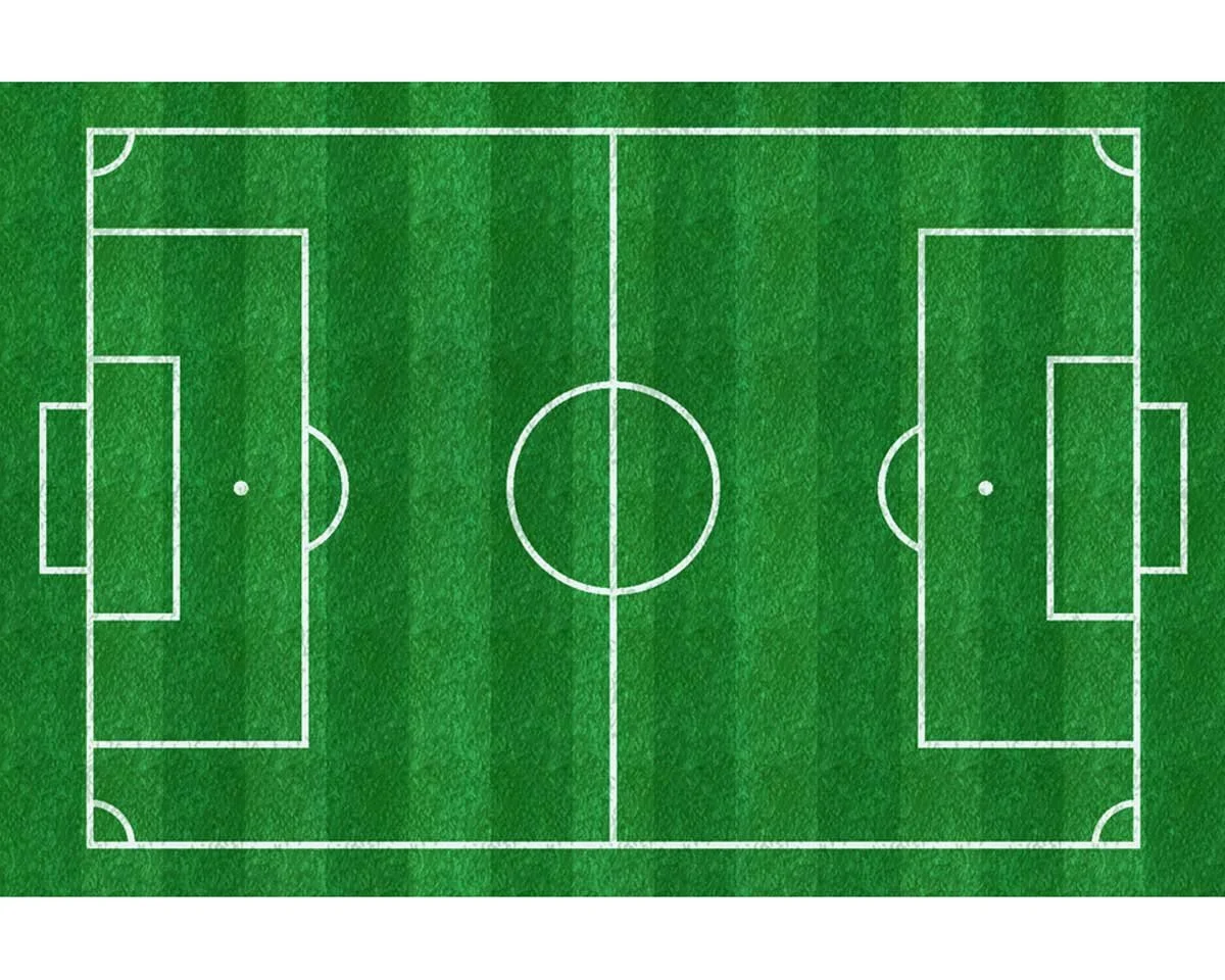 1-m-Panel Baumwoll-Canvas FIELD, Fußballfeld, Swafing