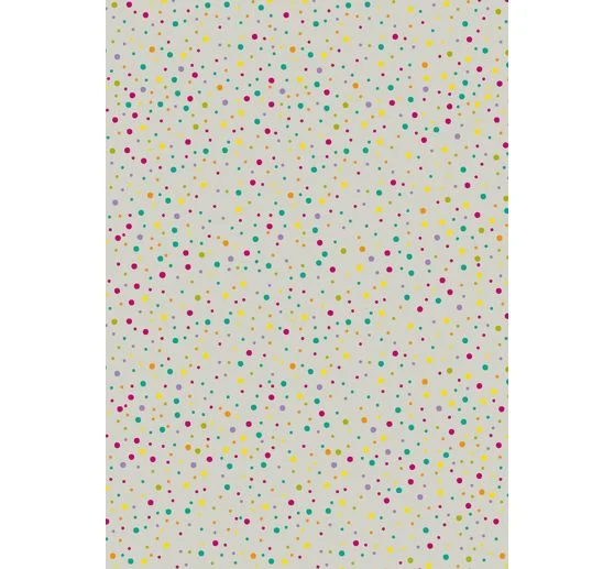 Motivkarton "Grey Line", Regenbogen Punkte