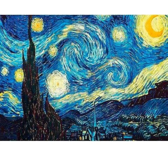 Malen nach Zahlen "Van Gogh - Sternennacht"