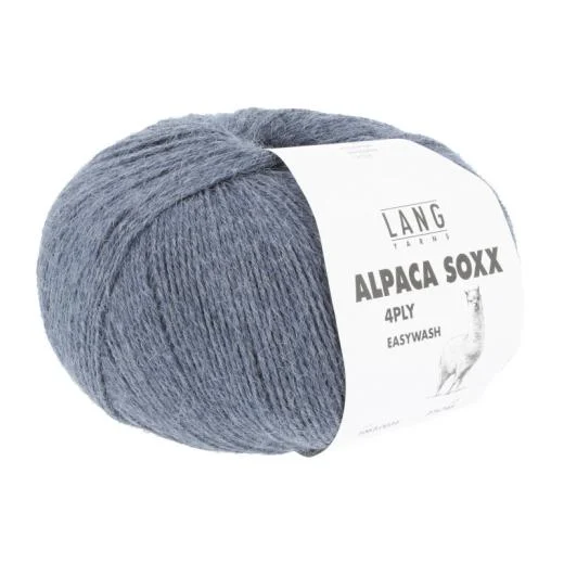 Alpaca Soxx 4-fach Lang Yarns - jeans mélange (0034)