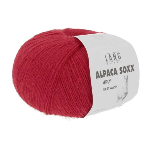 Alpaca Soxx 4-fach Lang Yarns - rot (0060)