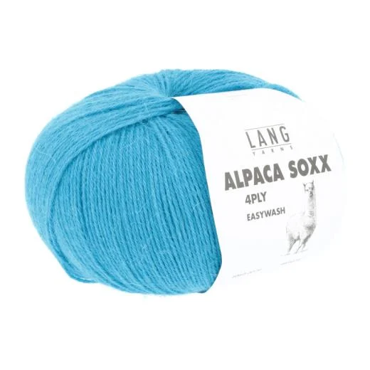 Alpaca Soxx 4-fach Lang Yarns - türkis (0079)