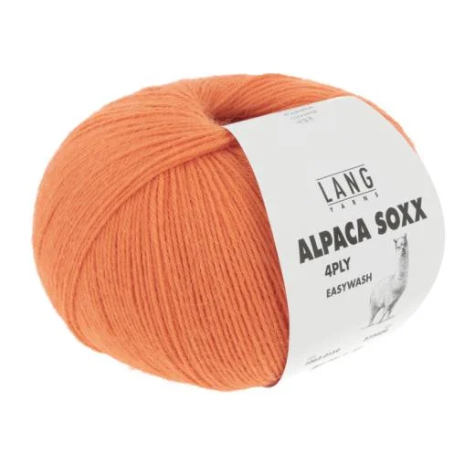 Alpaca Soxx 4-fach Lang Yarns - orange (0159)