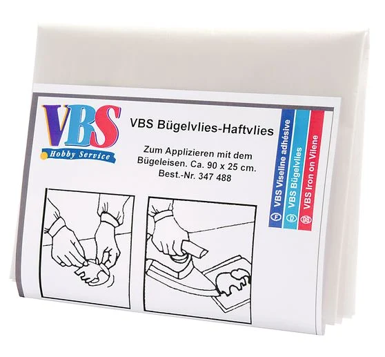 VBS Bügelvlies-Haftvlies, ca. 90 x 25 cm
