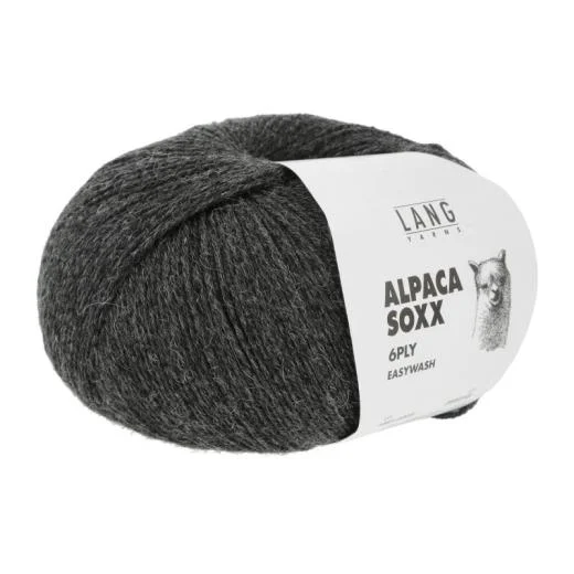 Alpaca Soxx 6-fach Lang Yarns - grau mélange (0005)